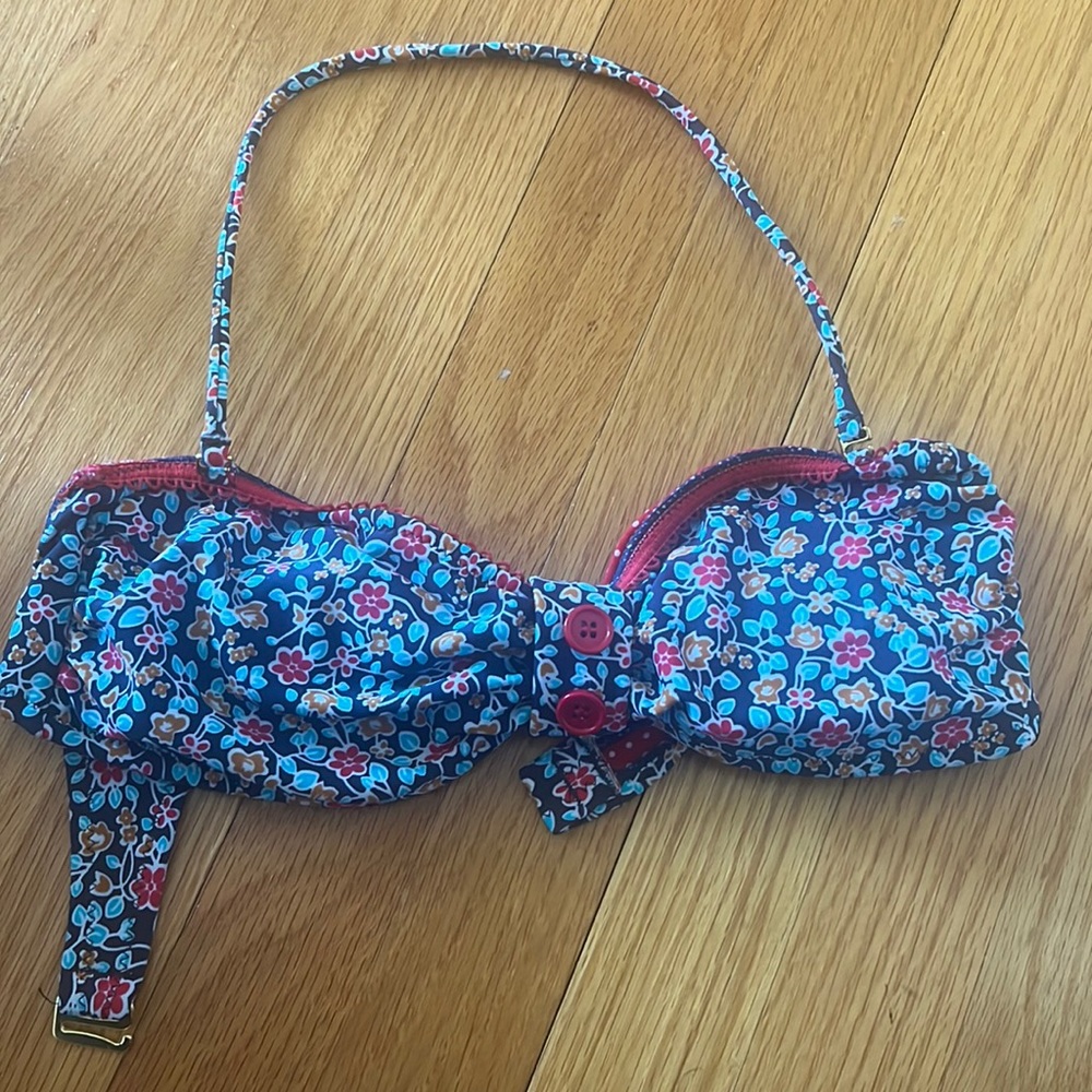 NWOT Jessica Simpson Bandeau Swim Top